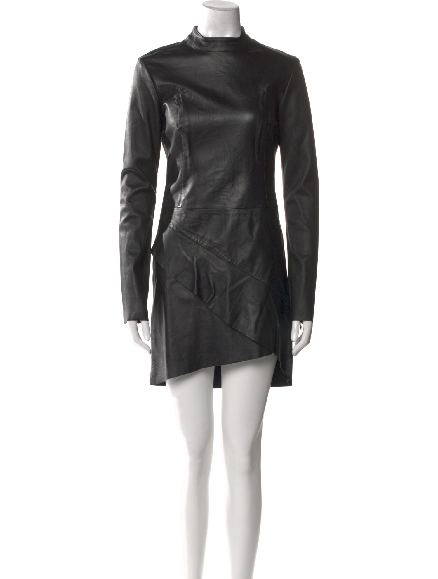 Rosa Cha Leather Mini Dress