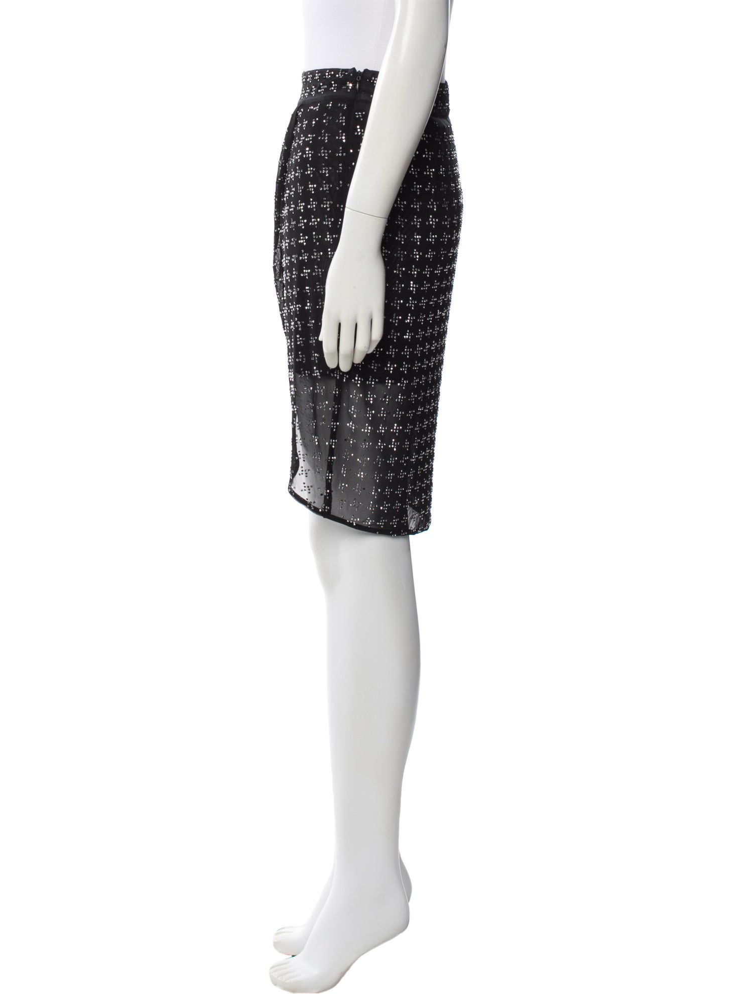 Rosa Cha Mesh Knee-Length Skirt