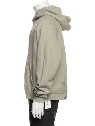 Reese Cooper Graphic Print V-Neck Hoodie