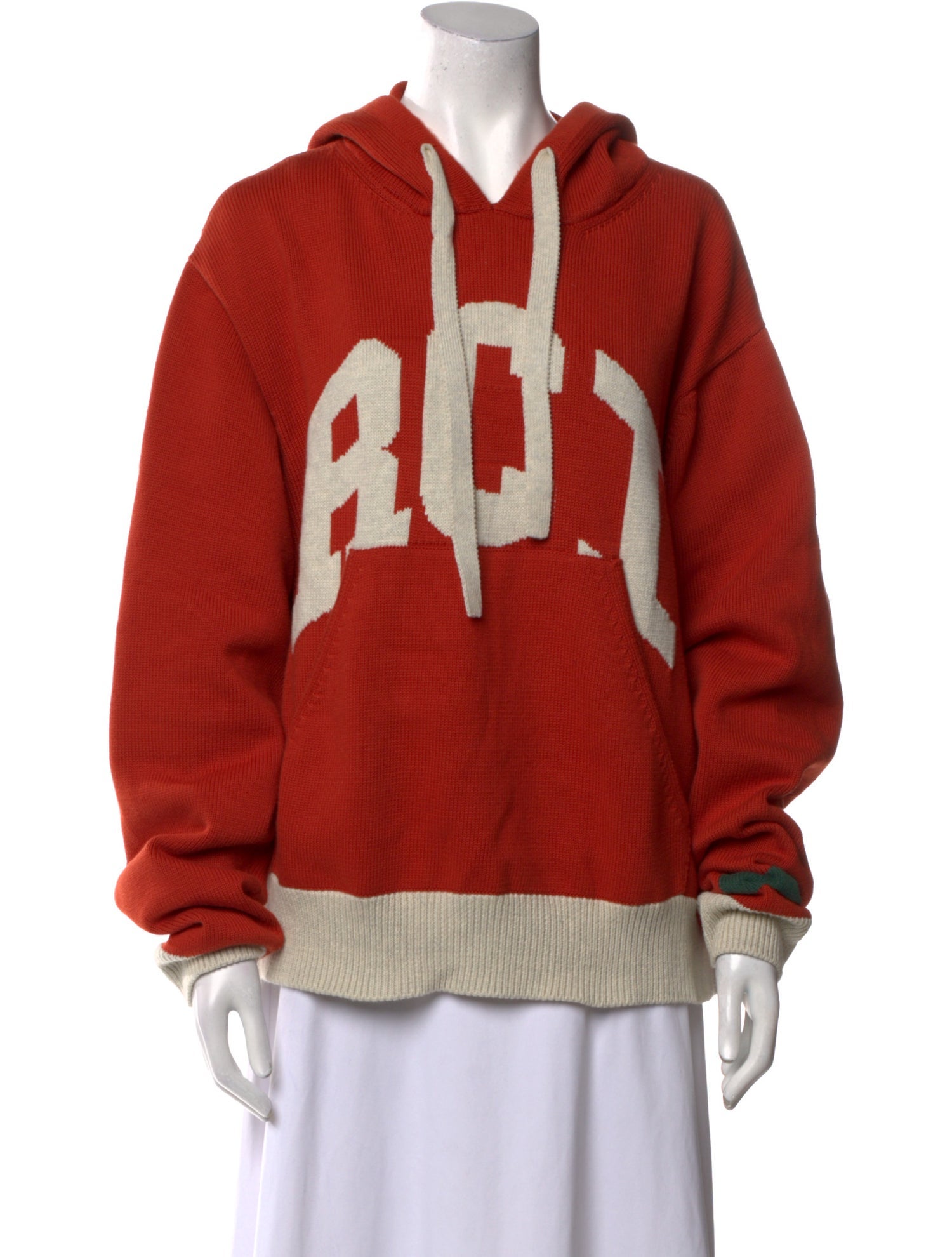 Reese Cooper Graphic Print Crew Neck Sweater