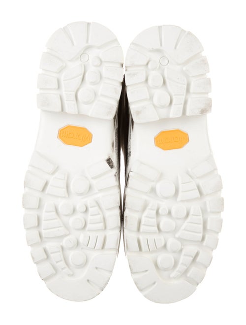 Reese Cooper Suede Colorblock Pattern Lace-Up Boots