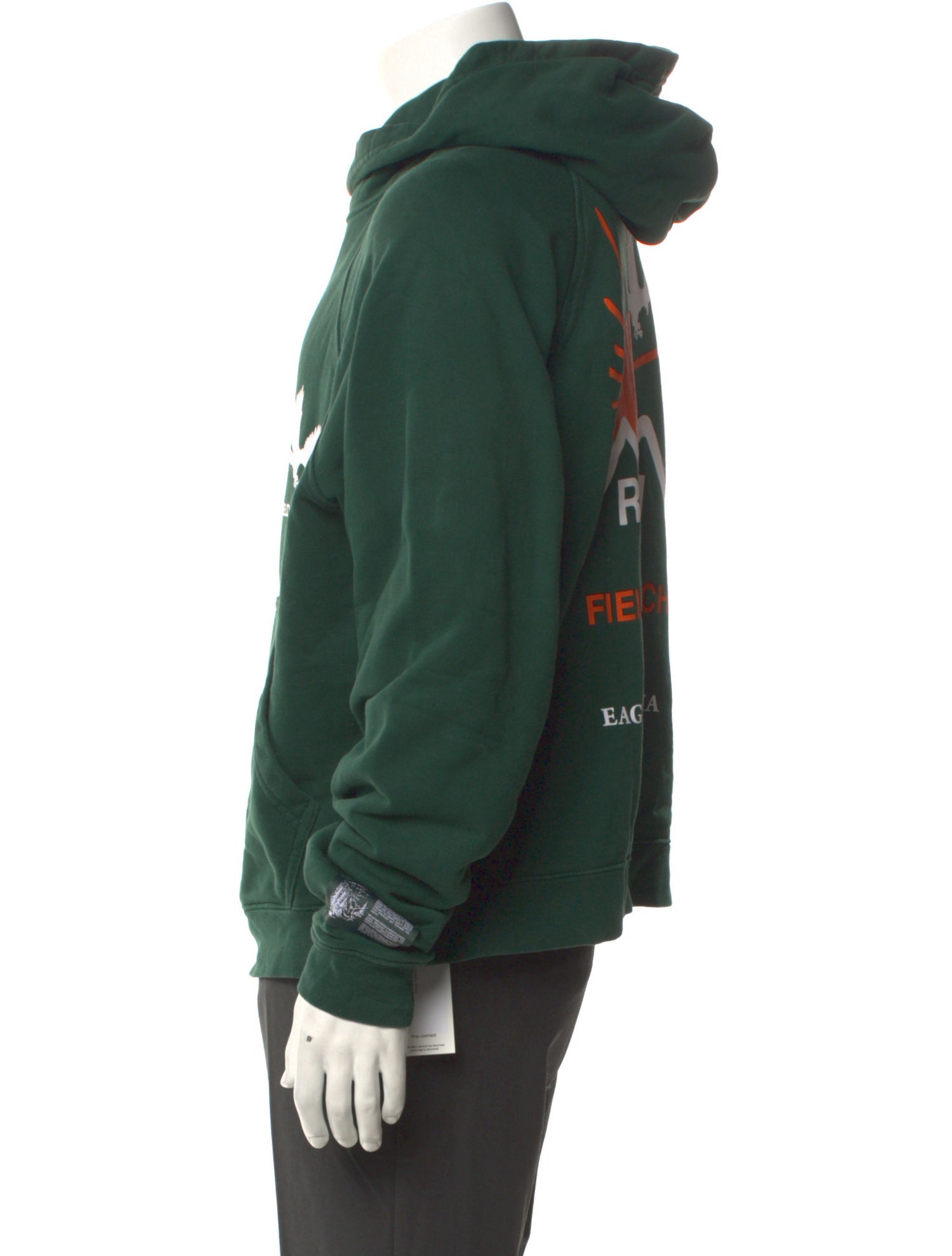 Reese Cooper Graphic Print Crew Neck Hoodie