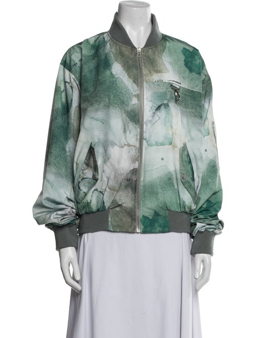 Reese Cooper Tie-Dye Print Bomber Jacket