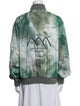 Reese Cooper Tie-Dye Print Bomber Jacket
