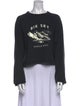 Reese Cooper Graphic Print Crew Neck Sweatshirt