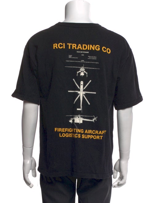 Reese Cooper Graphic Print Crew Neck T-Shirt