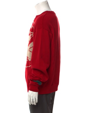 Reese Cooper Graphic Print Crew Neck Pullover