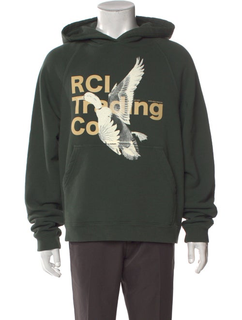 Reese Cooper Graphic Print Crew Neck Hoodie