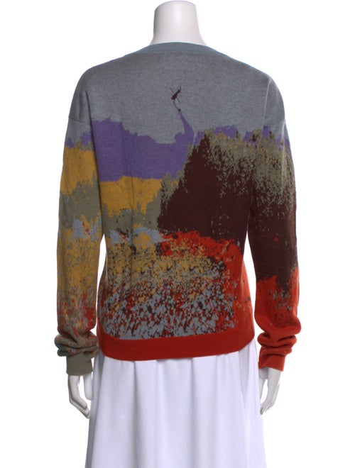Reese Cooper Graphic Print Crew Neck Sweatshirt