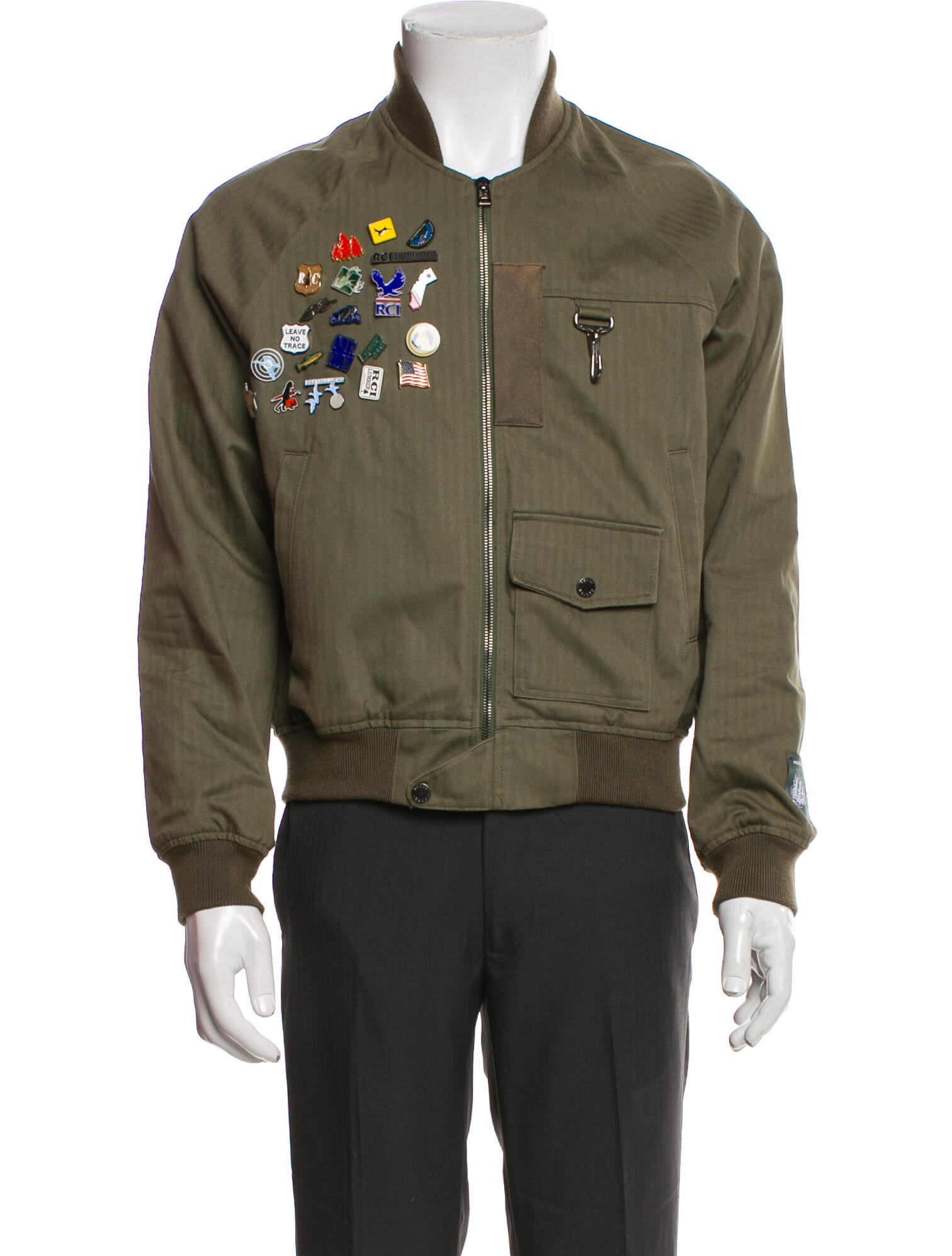 Reese Cooper Graphic Print Bomber Jacket