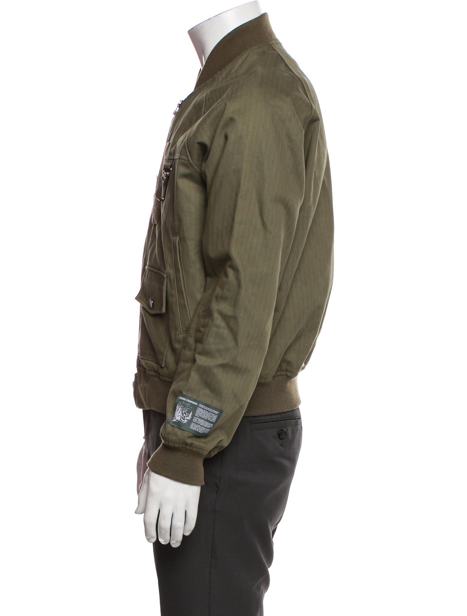 Reese Cooper Graphic Print Bomber Jacket