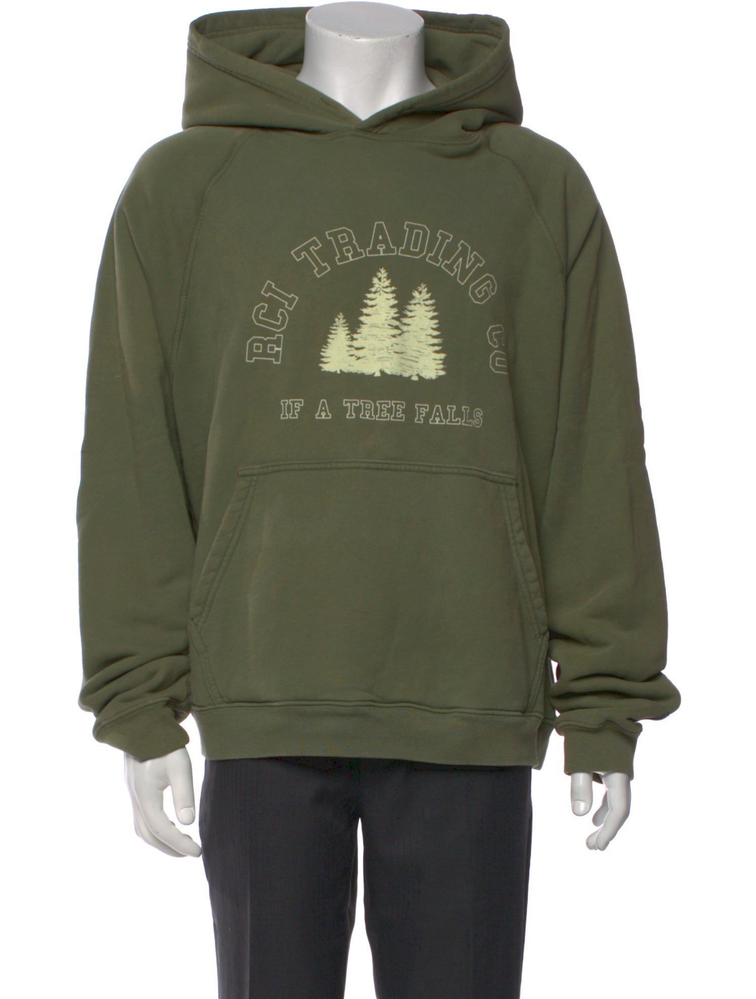 Reese Cooper Graphic Print Crew Neck Hoodie