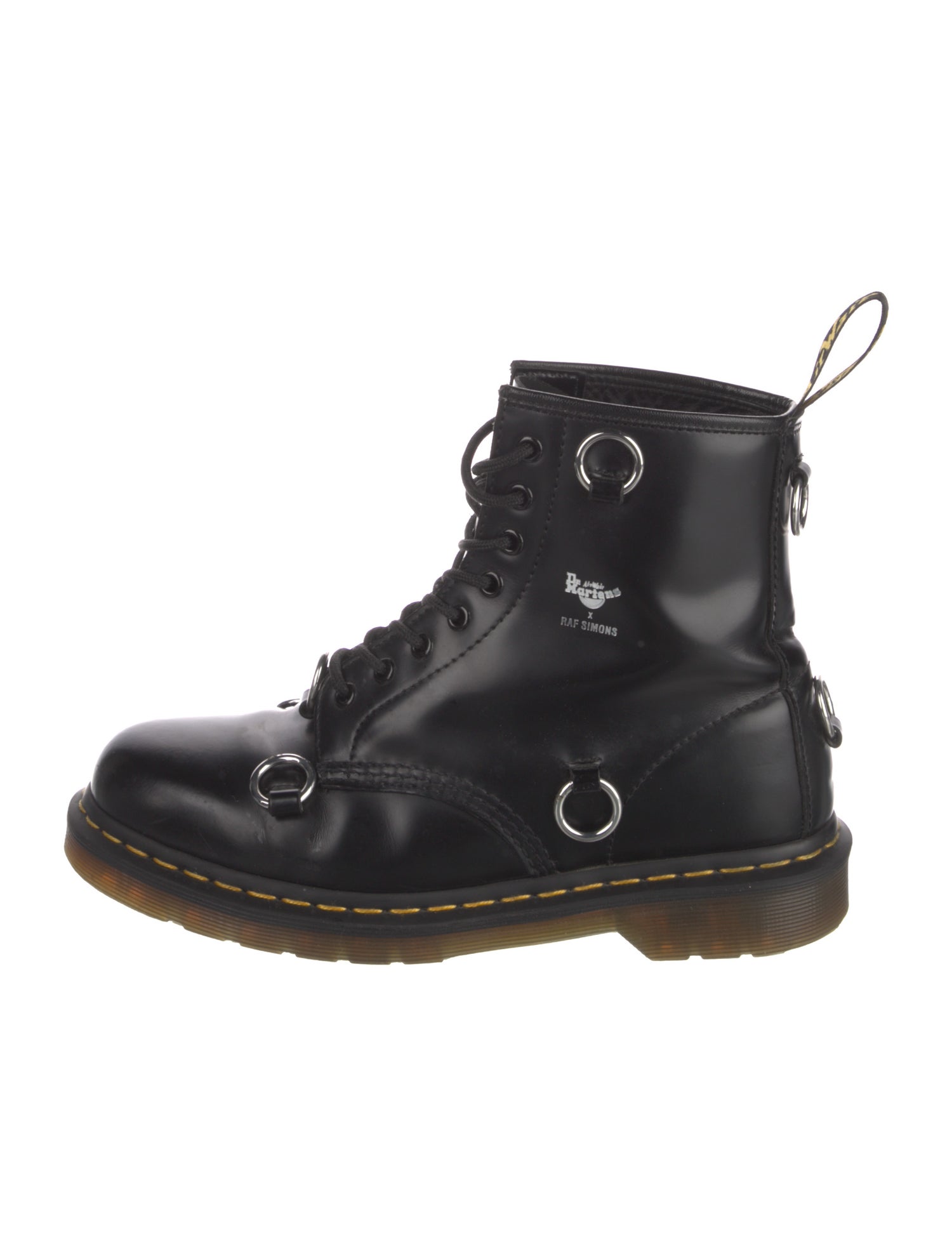 Raf Simons x Dr Martens Leather Combat Boots