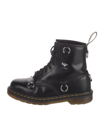 Raf Simons x Dr Martens Leather Combat Boots