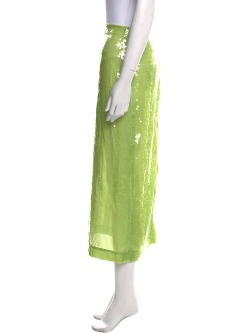 Rezek Studio Sequin Embellishments Midi Length Skirt