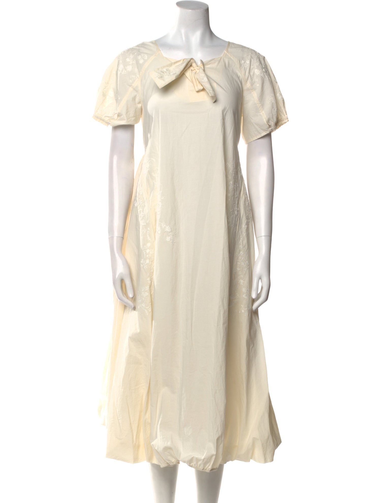 Renli Su Scoop Neck Midi Length Dress