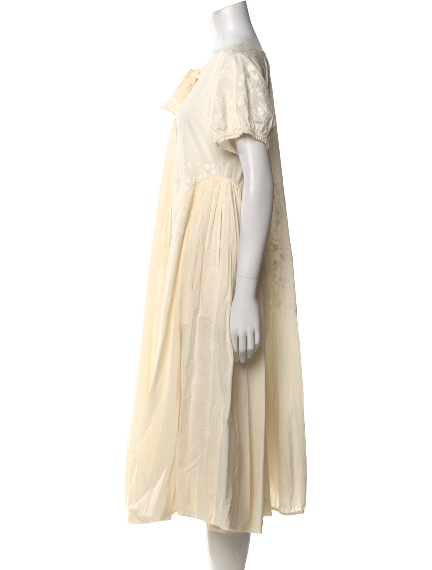 Renli Su Scoop Neck Midi Length Dress