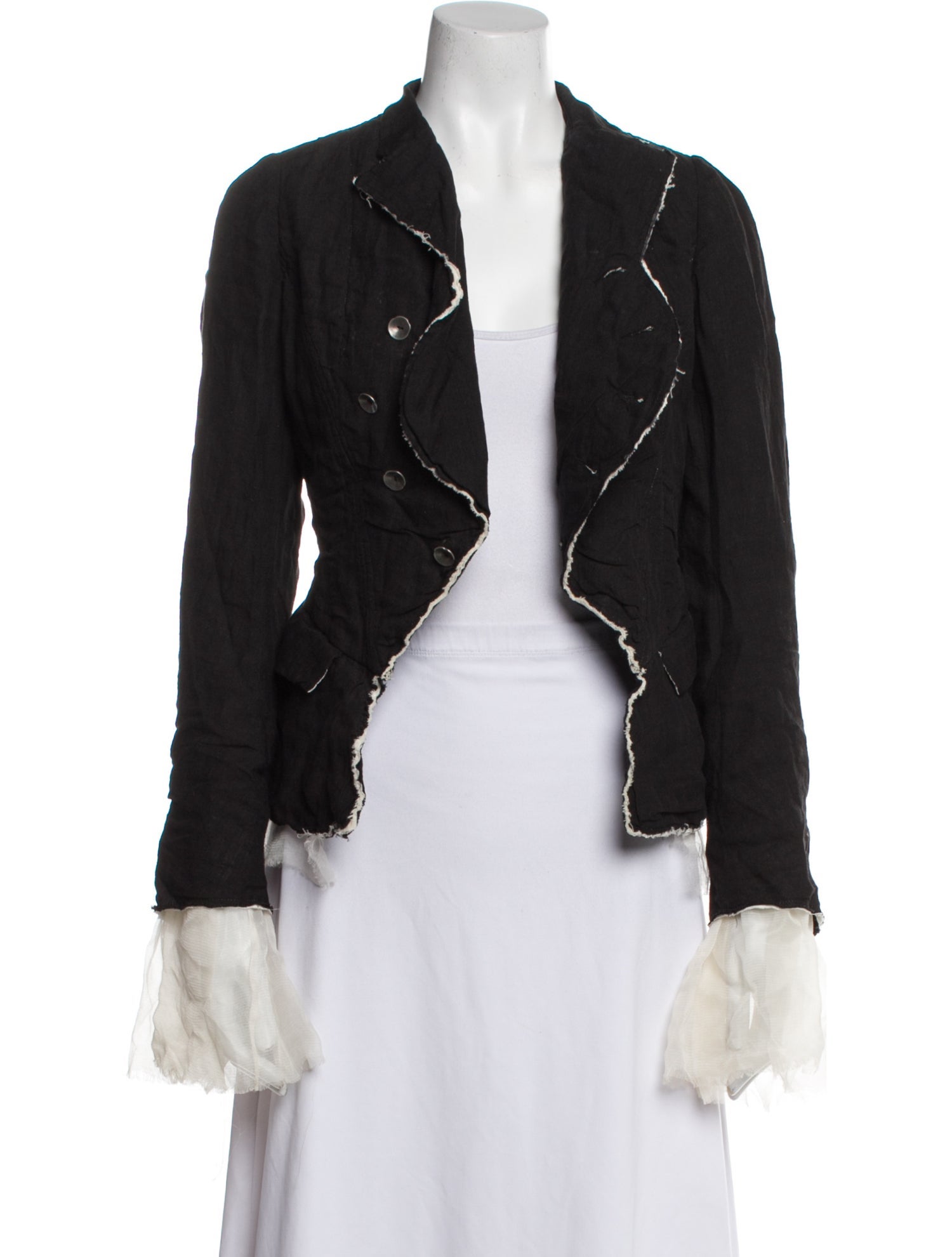 Renli Su Linen Evening Jacket