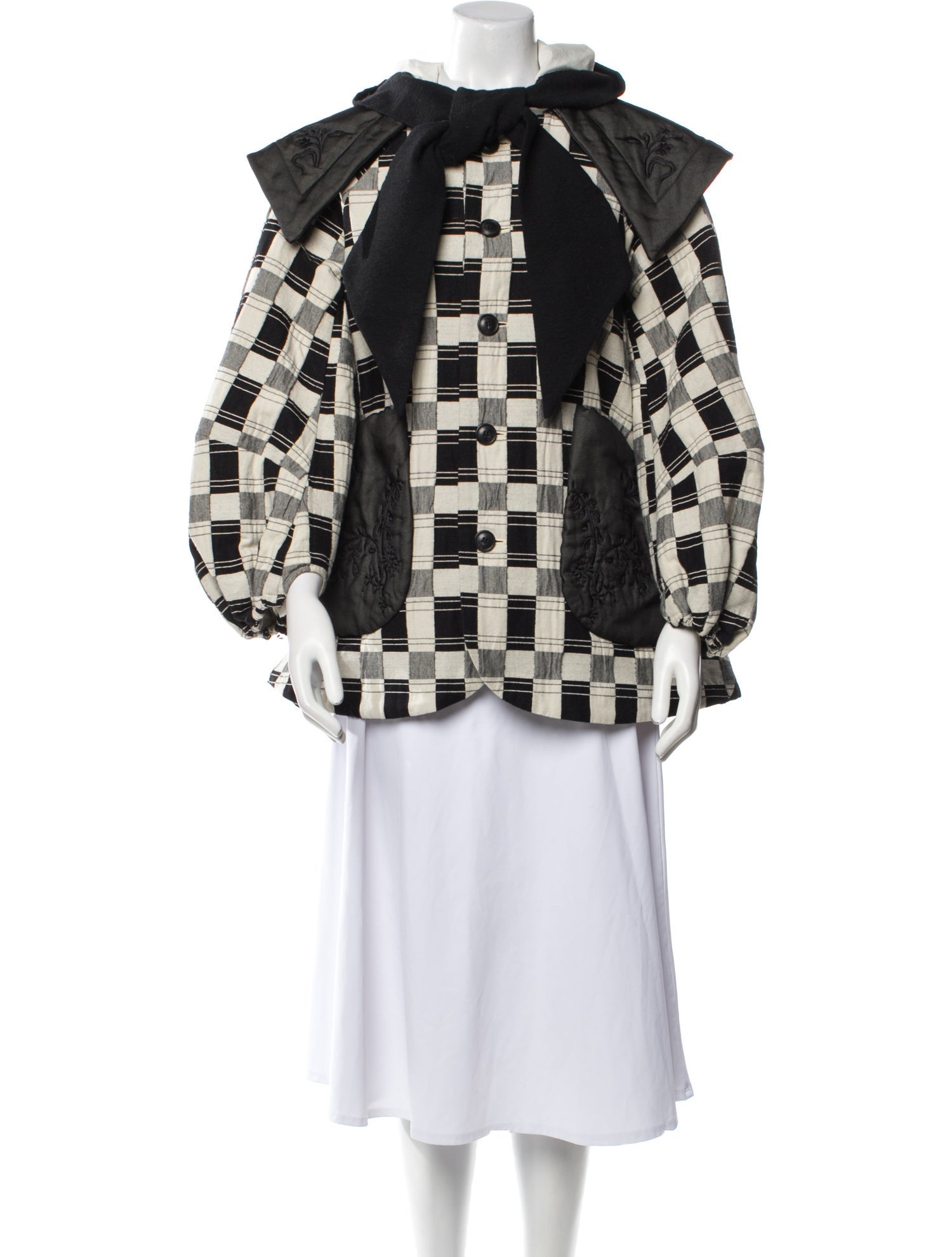 Renli Su Printed Coat