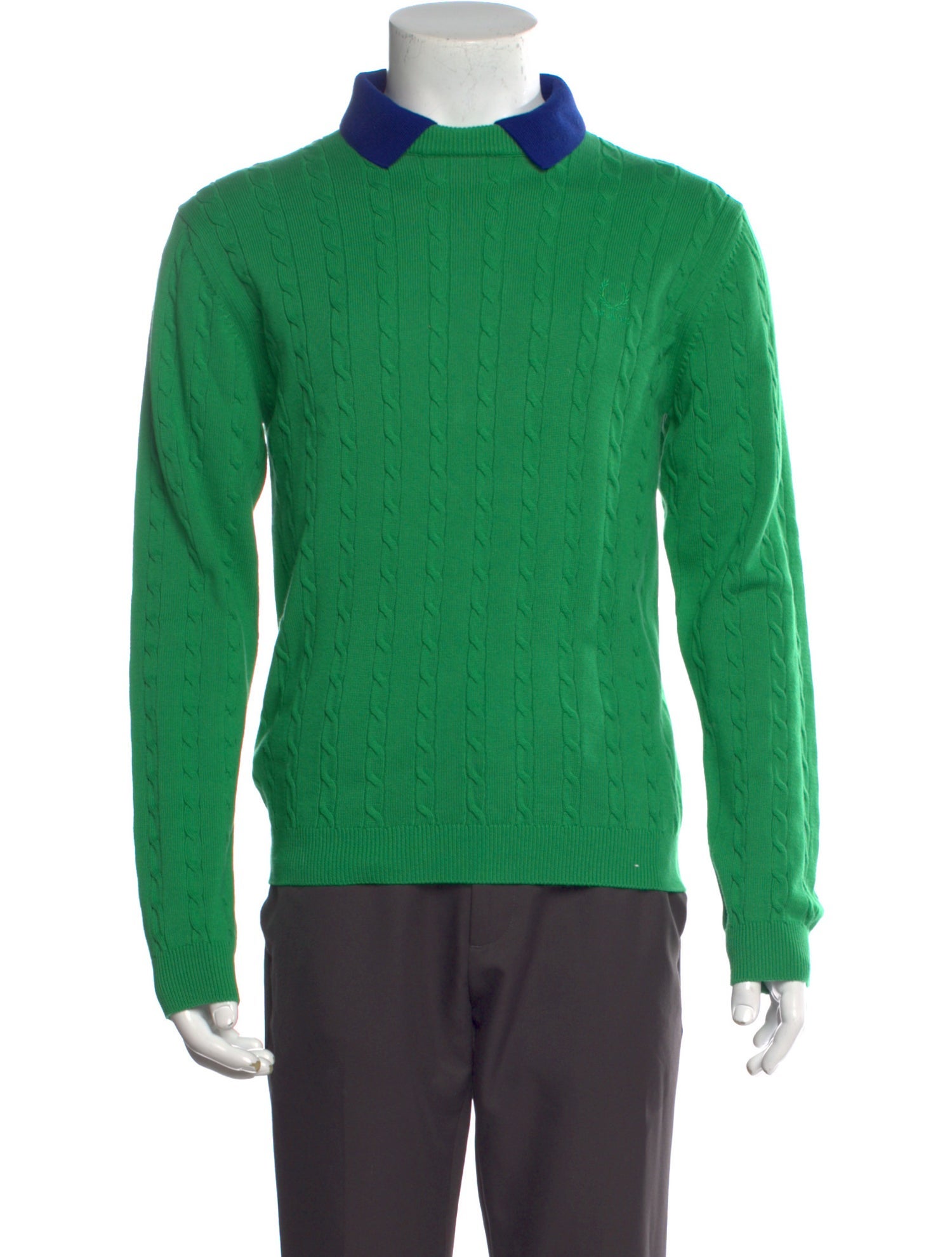 Raf Simons x Fred Perry Collar Long Sleeve Polo Sweater