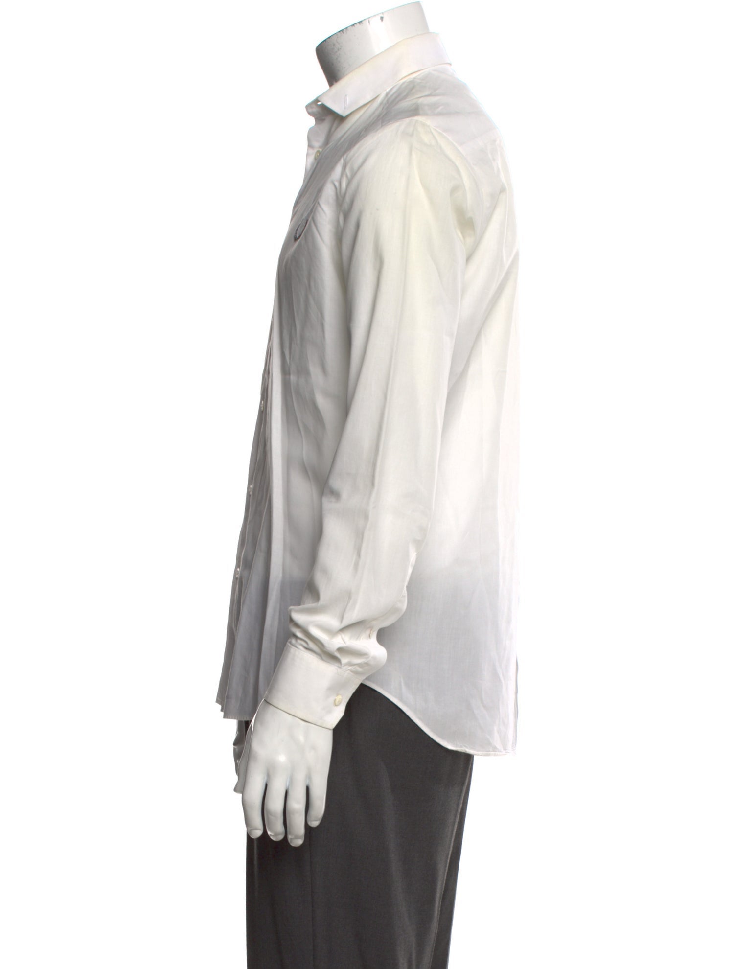 Raf Simons x Fred Perry Graphic Print Long Sleeve Dress Shirt