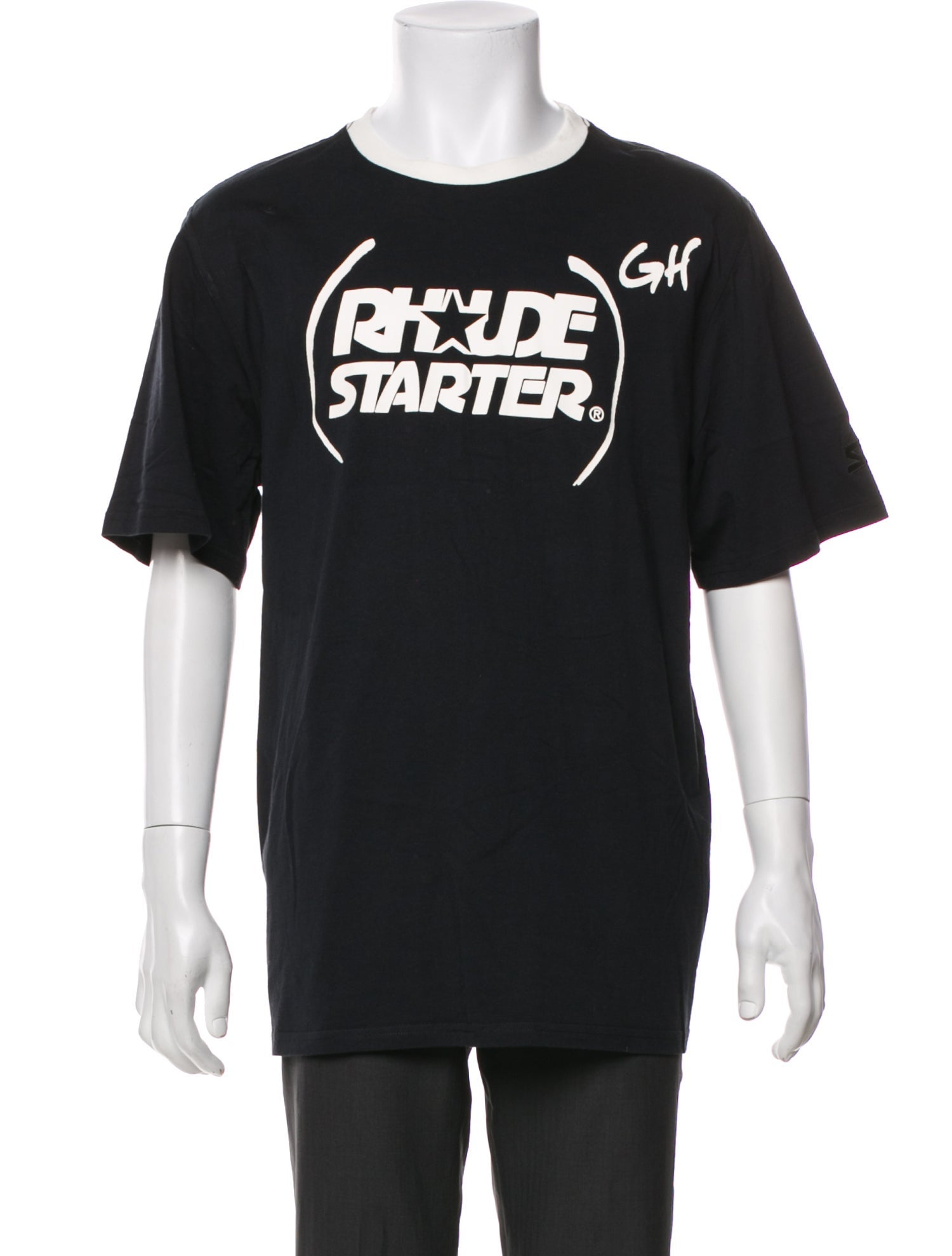 Rhude x Starter Graphic Print Crew Neck T-Shirt w/ Tags