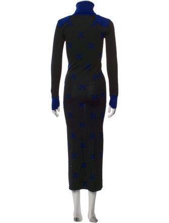 ROSSIGNOL Floral Print Long Dress