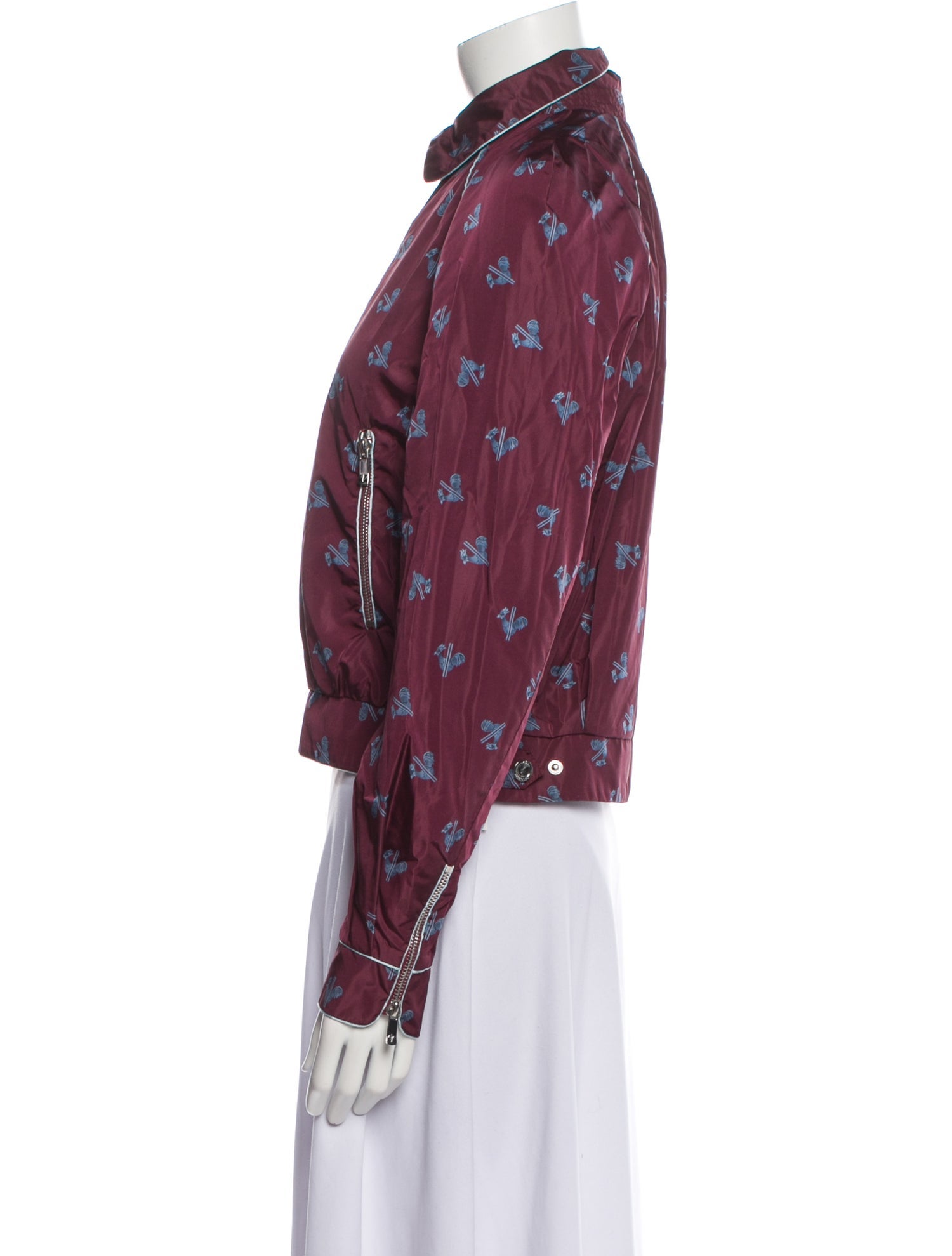 ROSSIGNOL Printed Evening Jacket w/ Tags