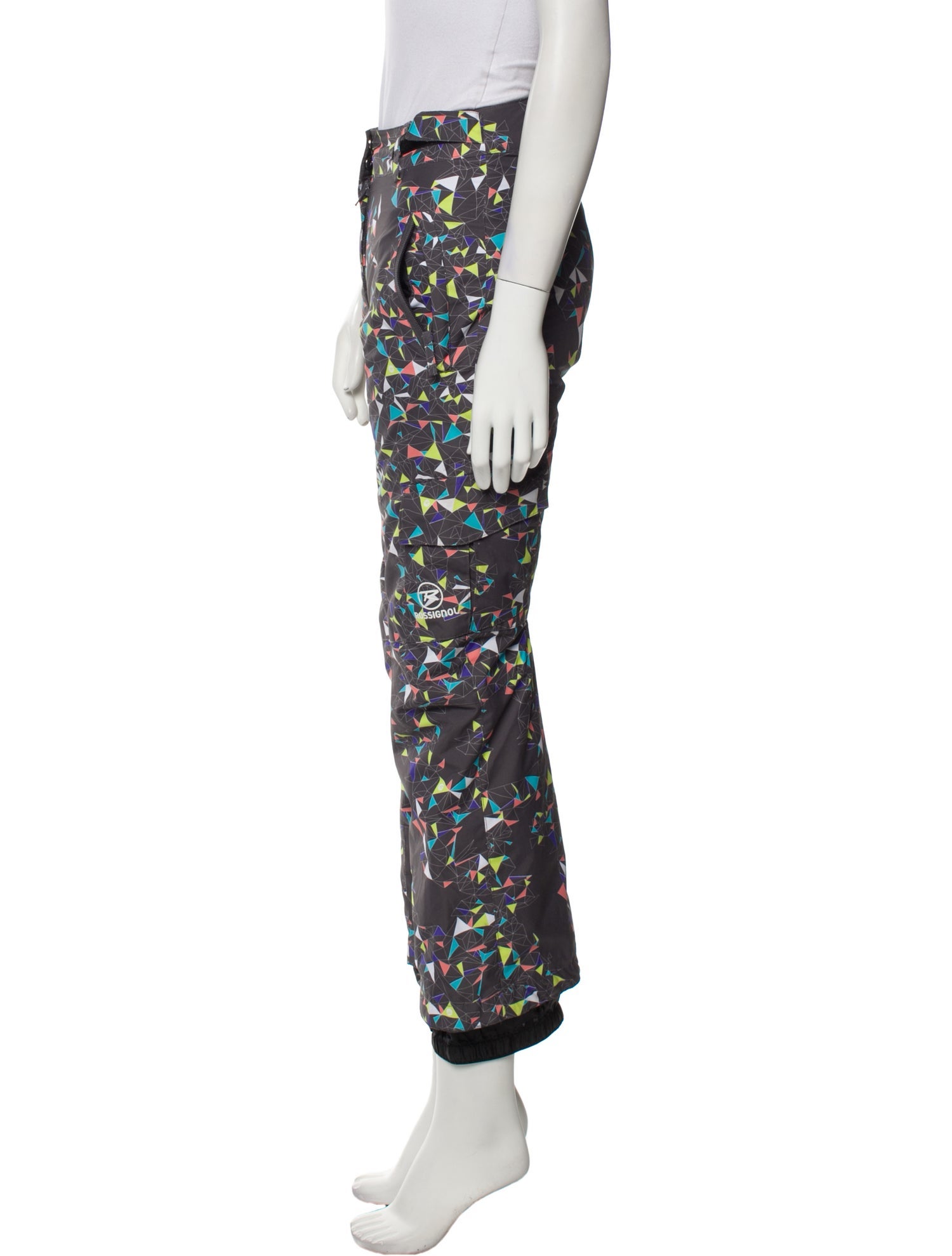 ROSSIGNOL Floral Print Wide Leg Pants