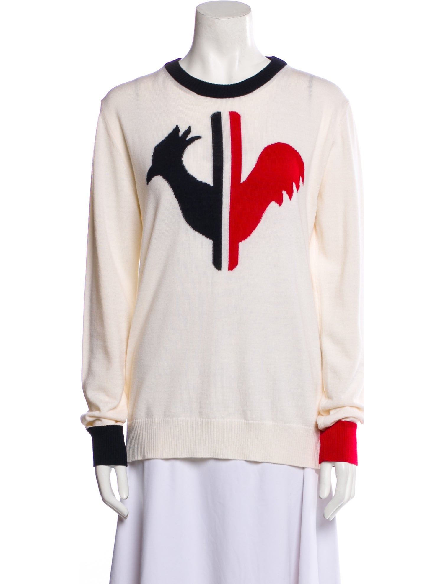 ROSSIGNOL Graphic Print Crew Neck Sweater