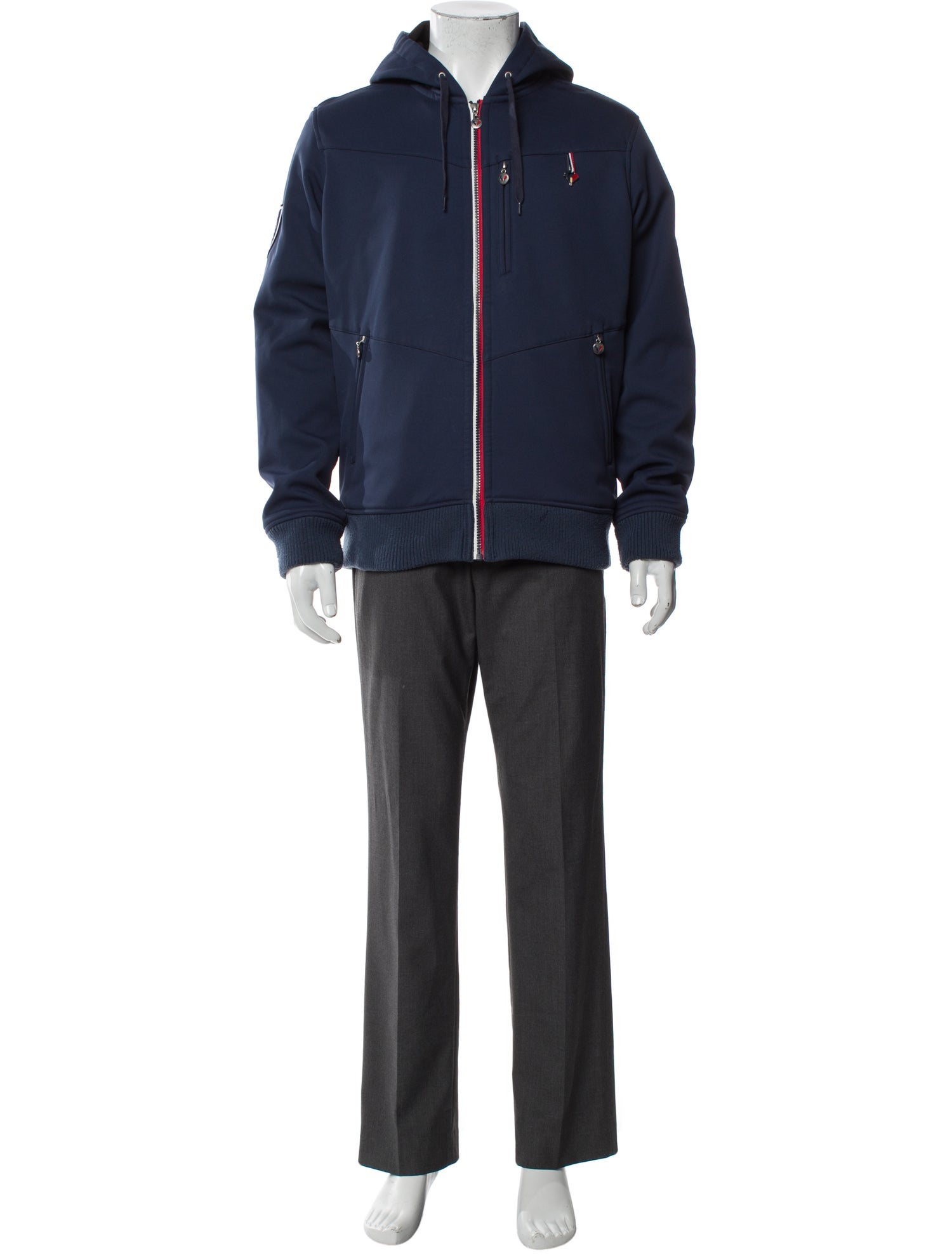 ROSSIGNOL V-Neck Long Sleeve Hoodie