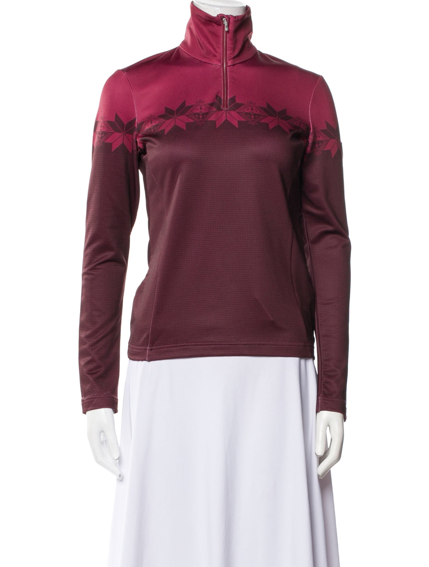 ROSSIGNOL Colorblock Pattern Biker Jacket