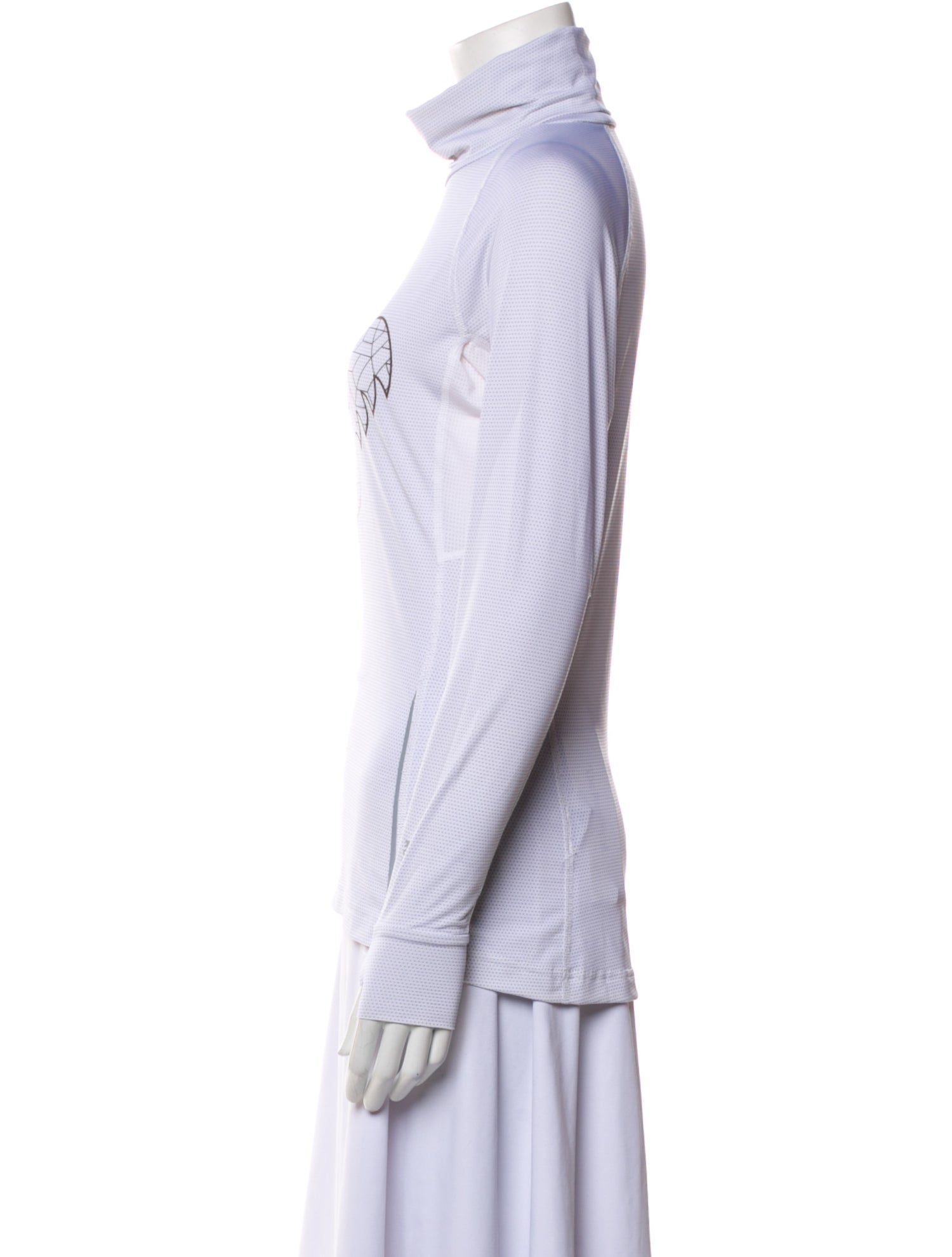 ROSSIGNOL Graphic Print Turtleneck Sweatshirt