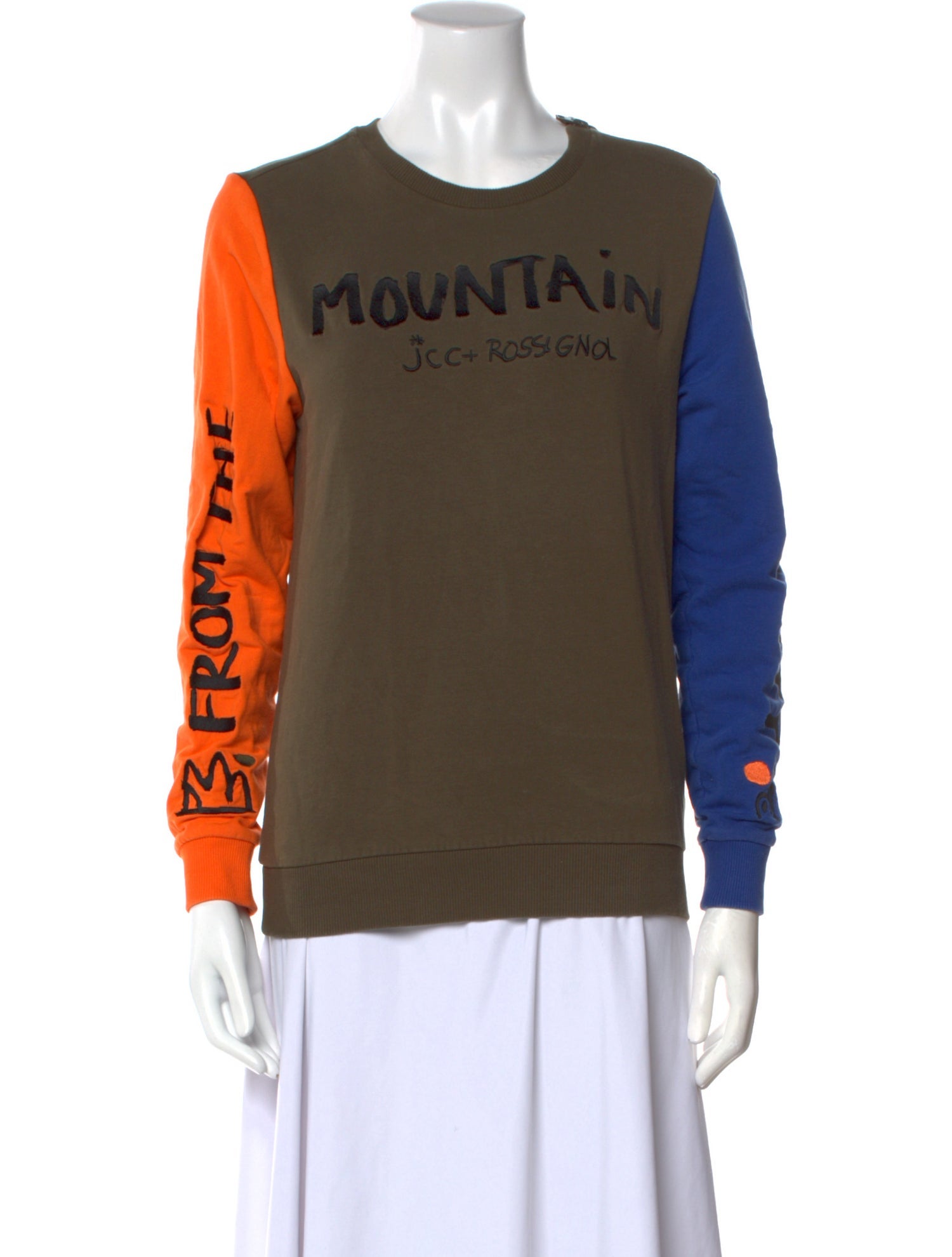 ROSSIGNOL Graphic Print Crew Neck Sweatshirt