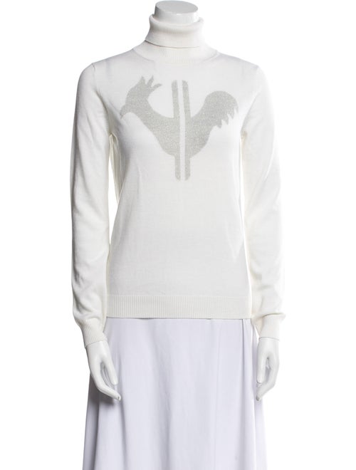 ROSSIGNOL Virgin Wool Graphic Print Sweater