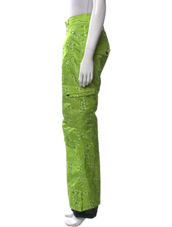 ROSSIGNOL Polka Dot Print Straight Leg Pants