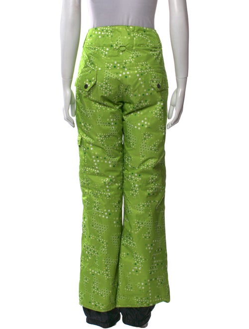 ROSSIGNOL Polka Dot Print Straight Leg Pants