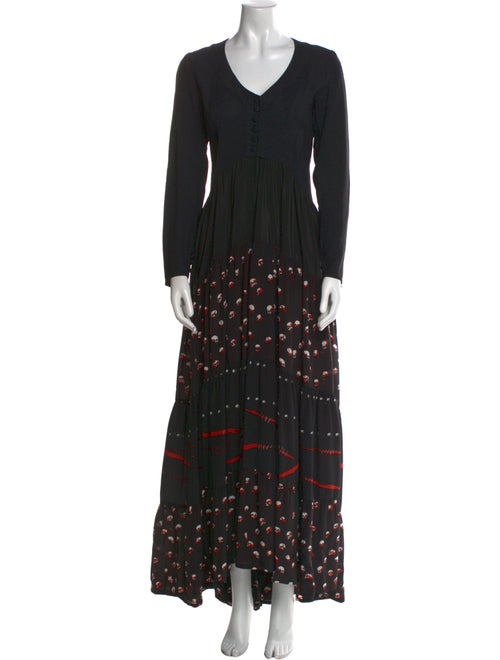 Rockins Printed Long Dress