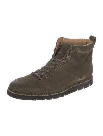 Ross & Snow Suede Lace-Up Boots