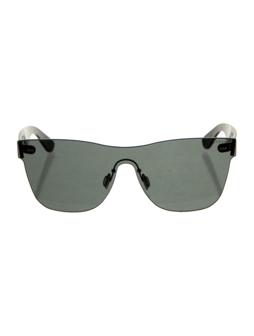 RetroSuperFuture Wayfarer Rimless Sunglasses Black