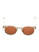 RetroSuperFuture Panama Crystal Round Sunglasses