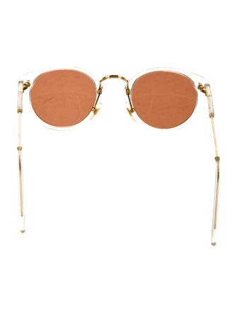 RetroSuperFuture Panama Crystal Round Sunglasses