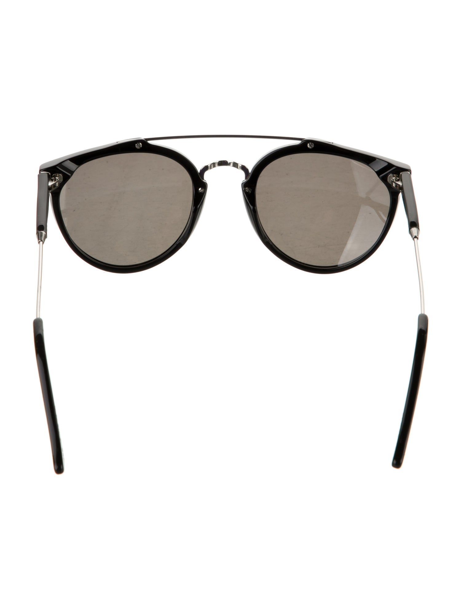 RetroSuperFuture Round Mirrored Sunglasses