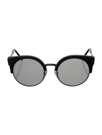 RetroSuperFuture Cat-Eye Mirrored Sunglasses