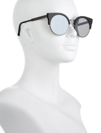RetroSuperFuture Cat-Eye Mirrored Sunglasses