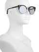 RetroSuperFuture Cat-Eye Mirrored Sunglasses