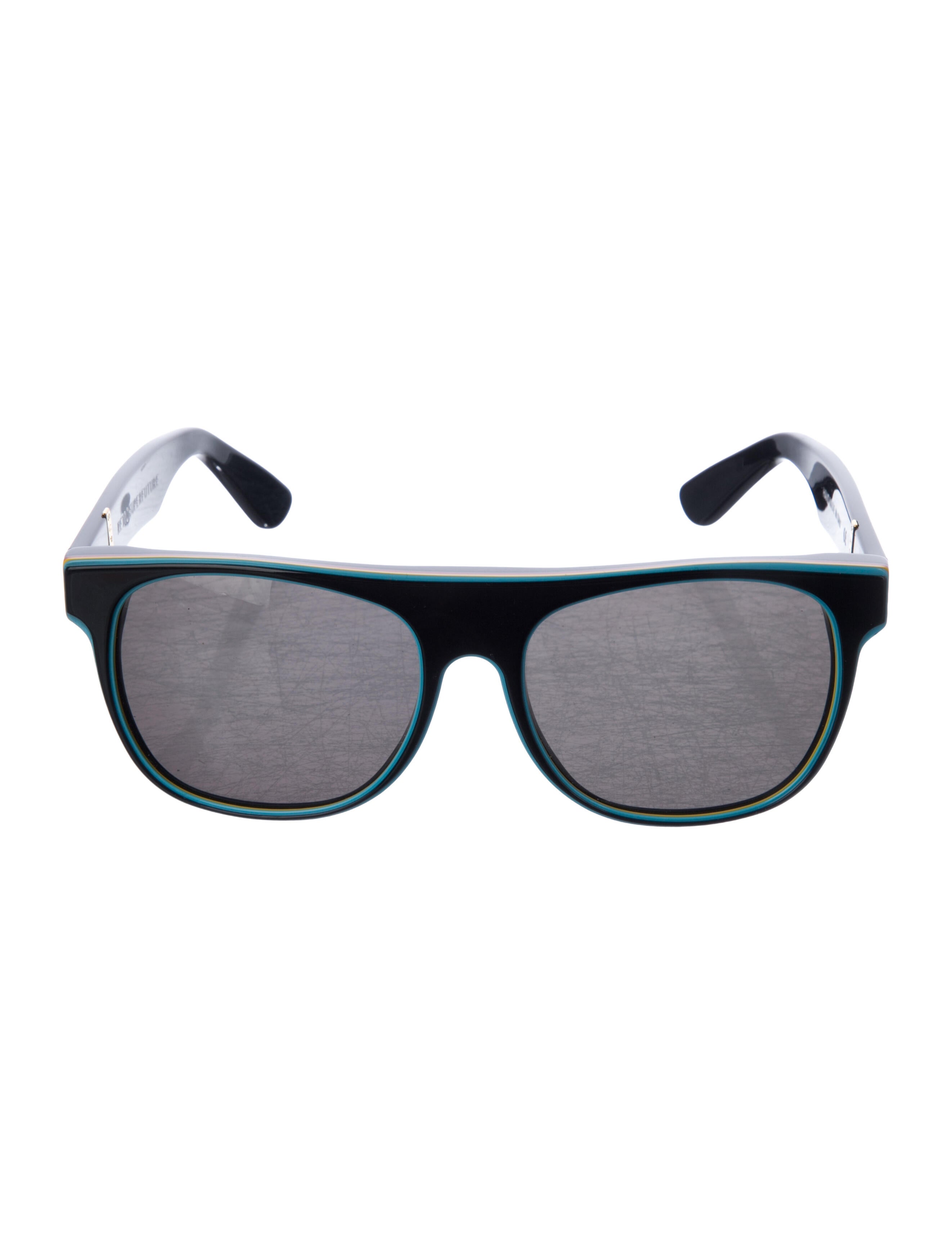 RetroSuperFuture Wool Rich Wayfarer Sunglasses