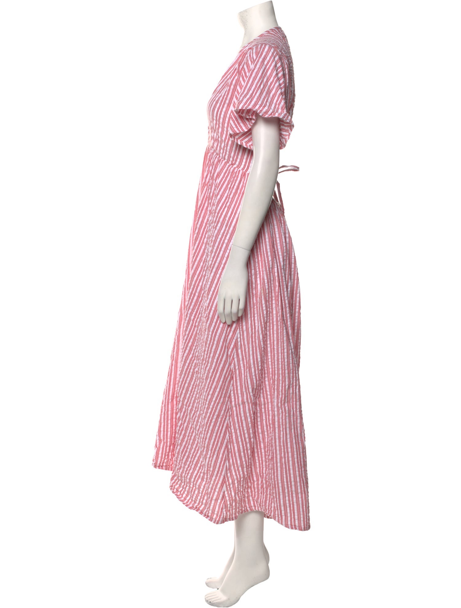Rue Stiic Striped Midi Length Dress
