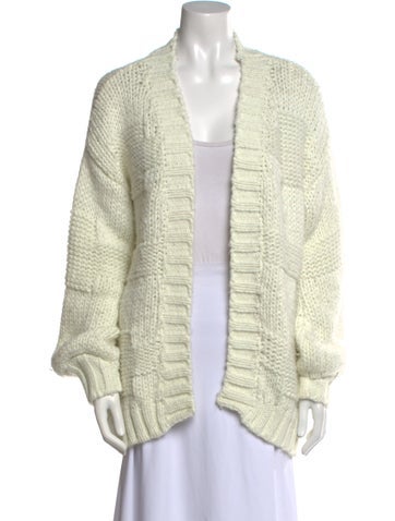 Rue Stiic Knitwear Wool Open Front Sweater S