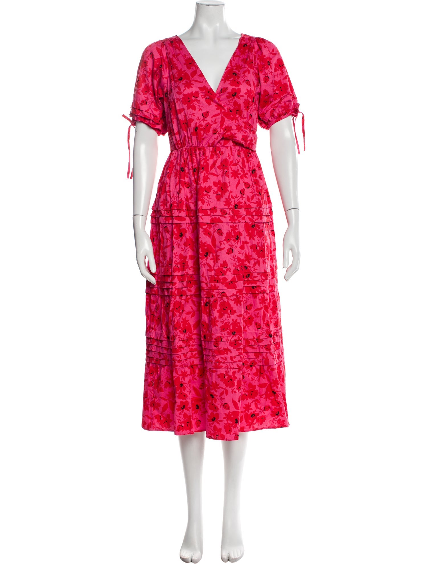 Rue Stiic Floral Print Midi Length Dress w/ Tags